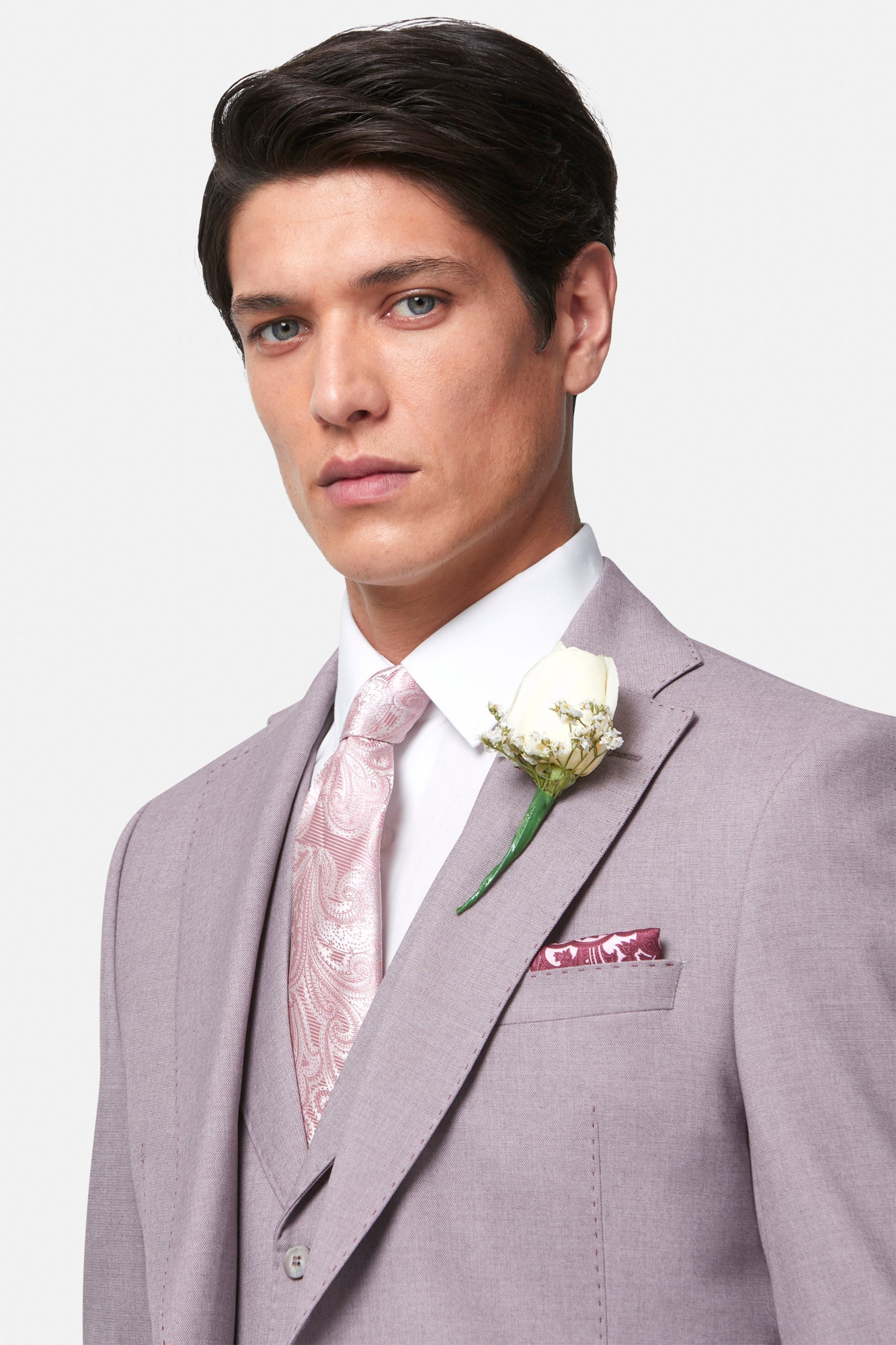 Retail - Benetti Blush Pink Notched-Lapel Jacket - 4034